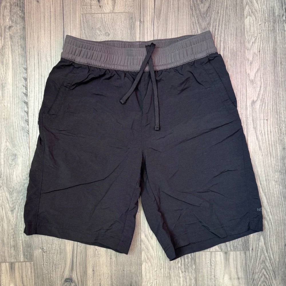 The North Face Mens Black Athletic Shorts Size S P Regular Drawstring Waist